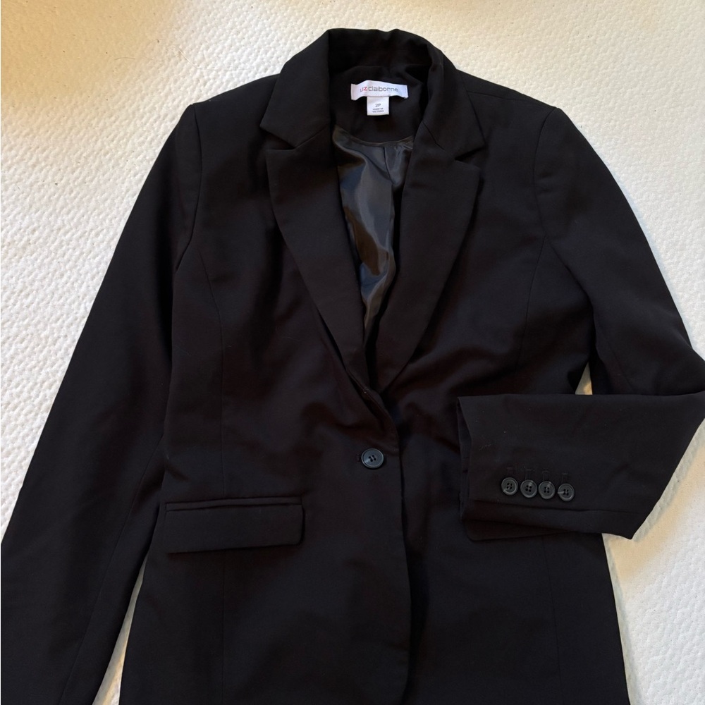 Liz Claiborne Elegant Black Blazer